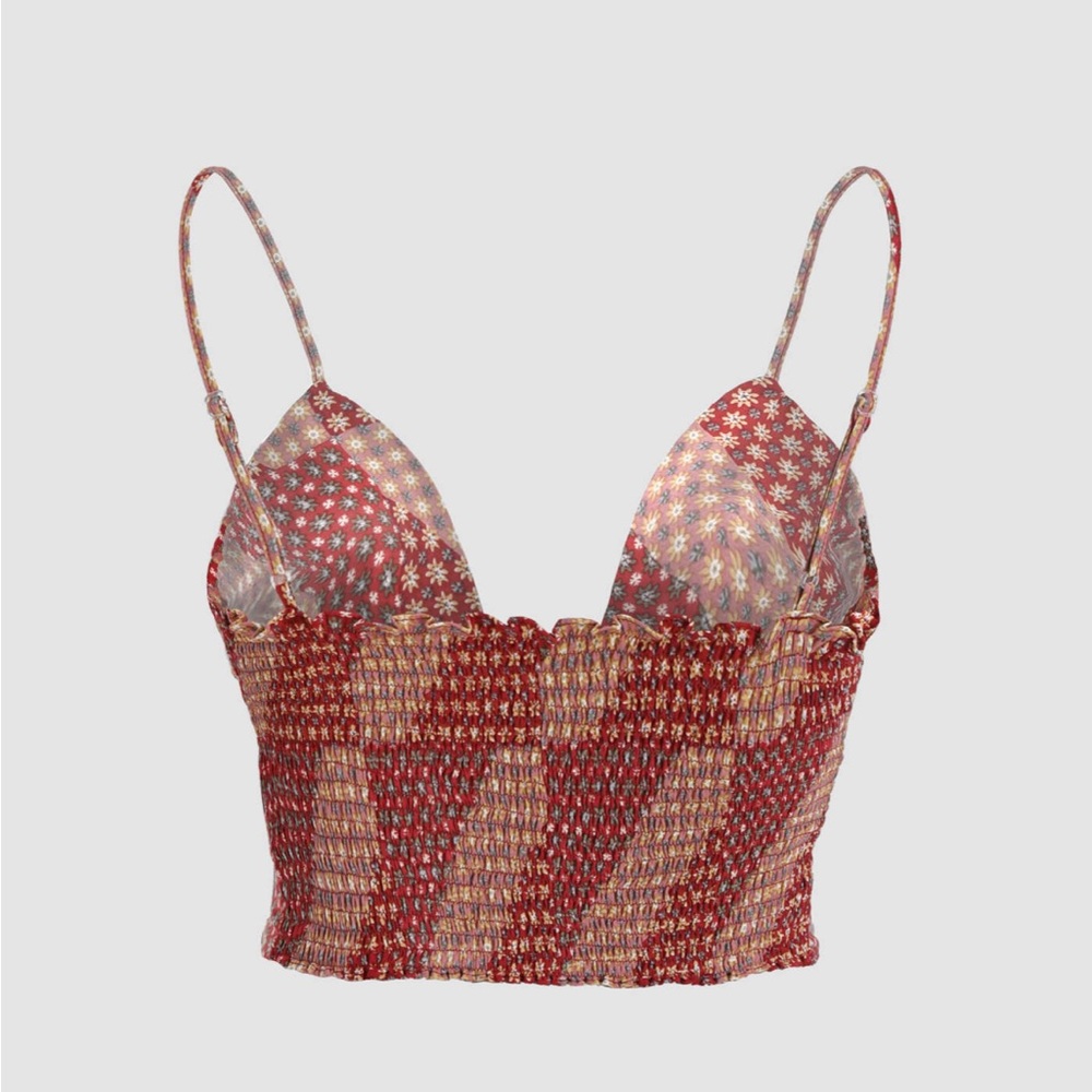 Cider Retro Lace Up Cami NWT 🏷️ - Picture 2 of 4
